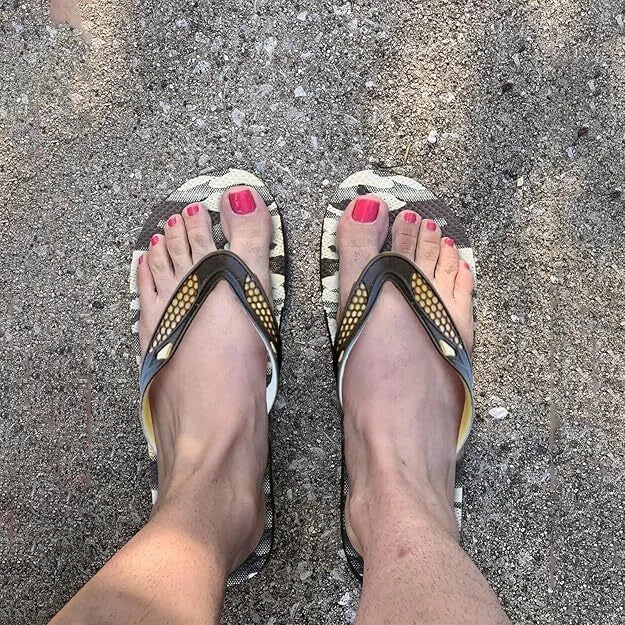 LEDSone Flip Flops Men's Ladies Women's Rubber Beach Pool Pair of Sandals Summer