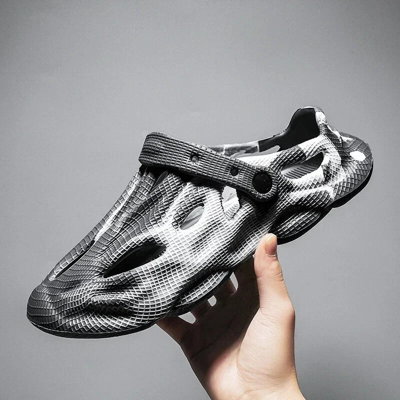 Men Slippers Camouflage Platform Outdoor Summer Clogs Shoe Women Beach.