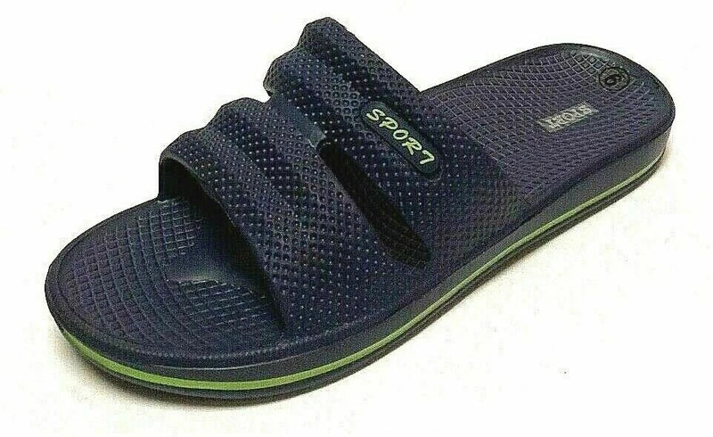 Men's Sport House Slipper Beach Thong Very Strong Soft Footbed 3 Color Choice