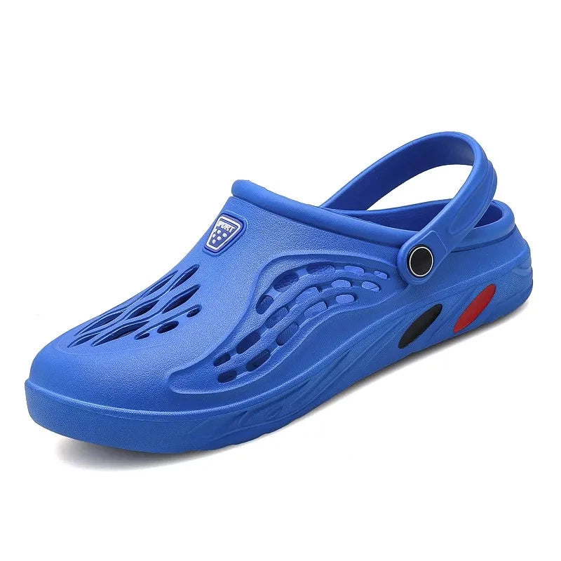 Men Sandals Summer Clogs EVA Garden Slippers Hole Shoes Beach Platform