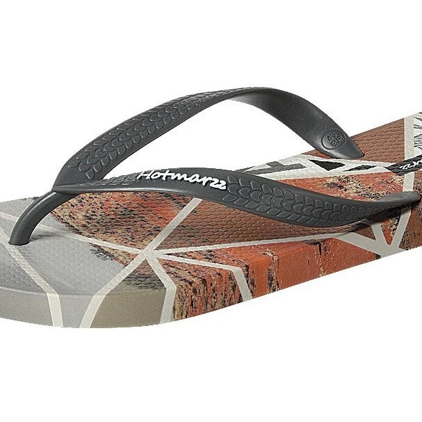 Hotmarzz Men's Flip Flops Patterns and Prints Summer Sandals Beach Slippers SZ 9