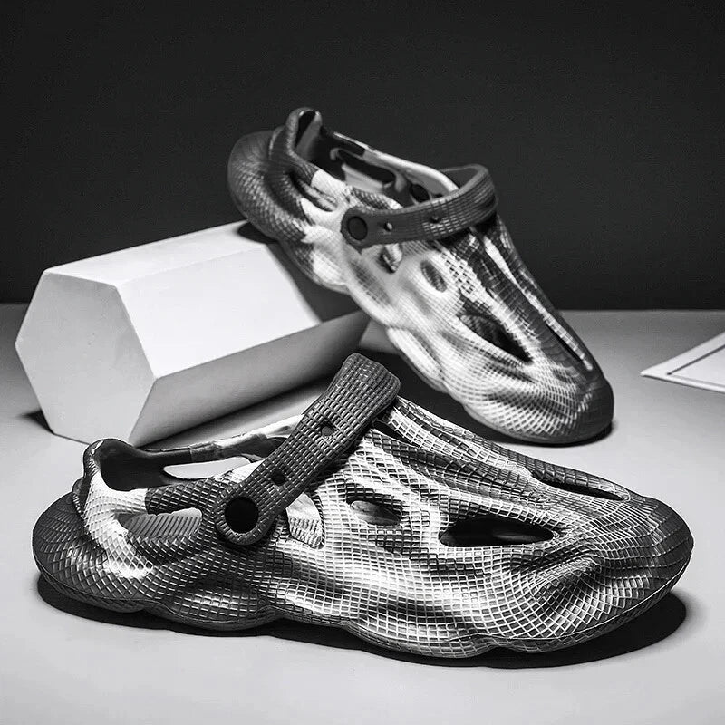 Men Slippers Camouflage Platform Outdoor Summer Clogs Shoe Women Beach.