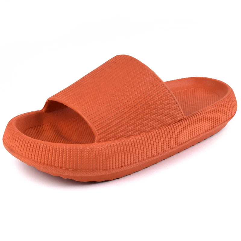 Women Men Cloud Slippers Comfort Pillow Slide Sandals Bathroom Beach Home Shoes