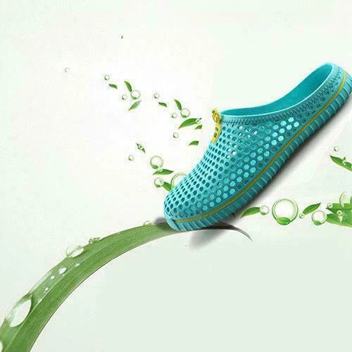 Men Women Slippers Breathable Hollow-out Beach Sandals Garden Hole Shoes Grand D