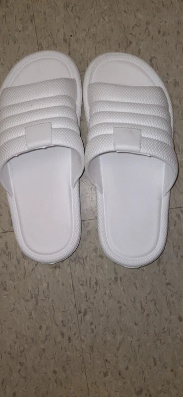 Women & Shower Slippers Hotel Beach Pool Bath Slip On Flat Slipper size