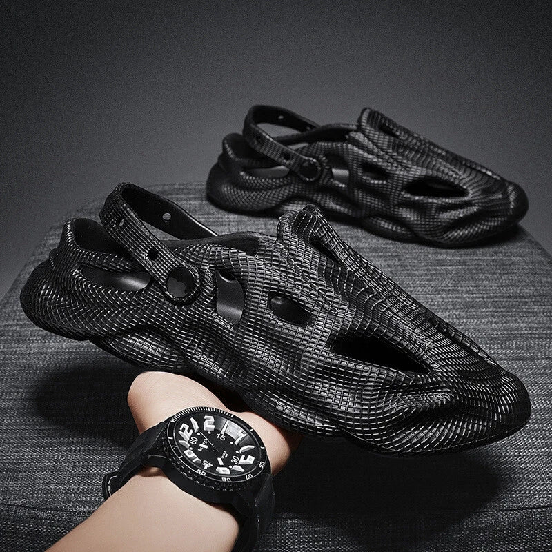 Men's Shoes Summer Beach Roman Sandals Casual Anti Slipper Runner hollow out new