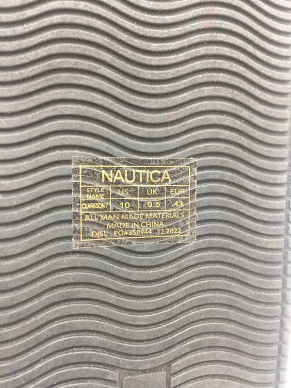 Nautica Men's Flip Flop Beach Sandal Water Slippers Black Size 10