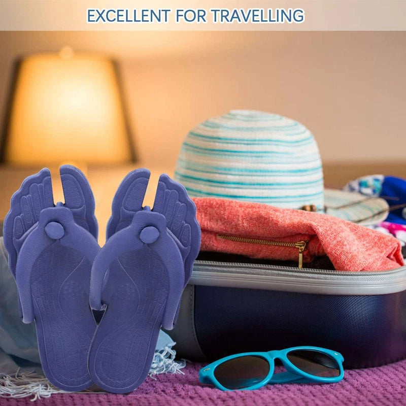 Portable Folding Flip Flops Sandals Slippers Non-Slip Travel Beach Assemblable