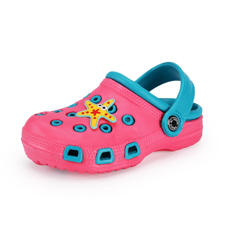 Garden Clogs Shoes Girls Boys Kids  Slip-On Casual Two-tone Slippers Sandals US