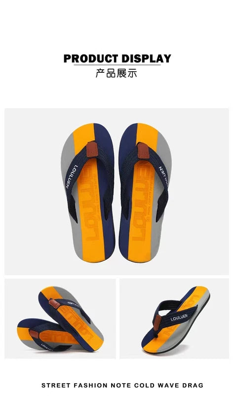 Men Fashion Summer Beach Slippers Outdoor Flip Flops Breathable Casual Trend USA