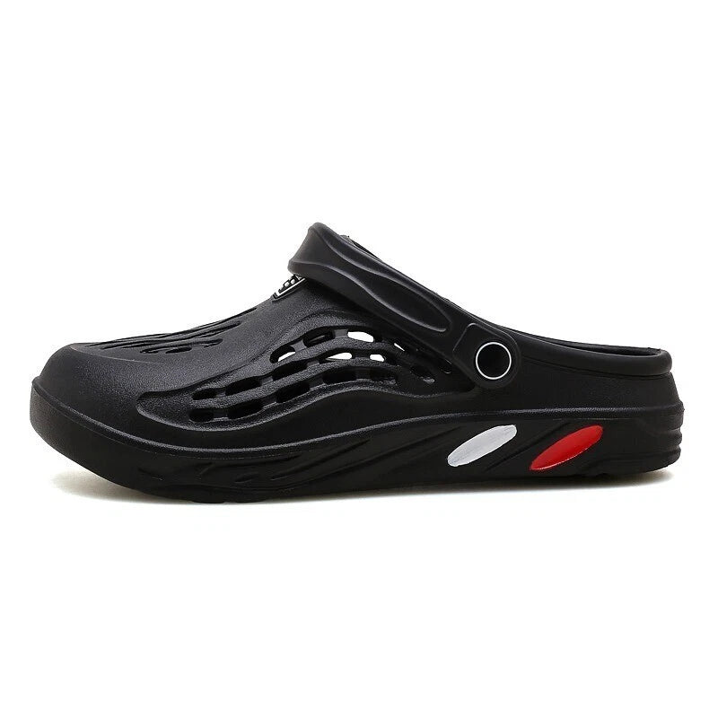 Men Garden Shoes Slip-on Outdoor Beach Slippers Sandals Lightweight Breathable