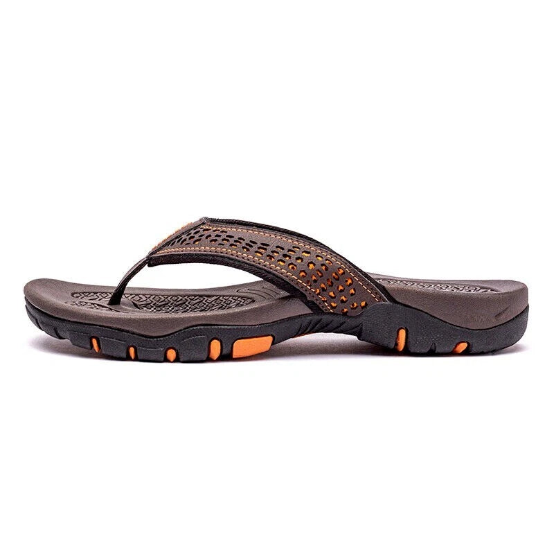 Men Flip Flops Athletic Sandals Arch Support Thong Outdoor Beach Sandals Shoe US