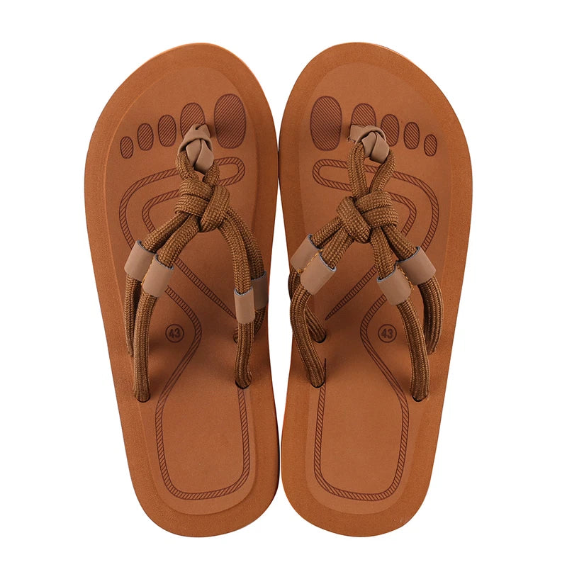 Men's Summer Mesa Knot Sandals Beach Flip Flops Slippers Sandals Shoes 9-10 Size